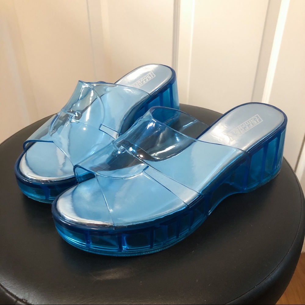Jeffrey Campbell jelly slide sandals jelli sandal